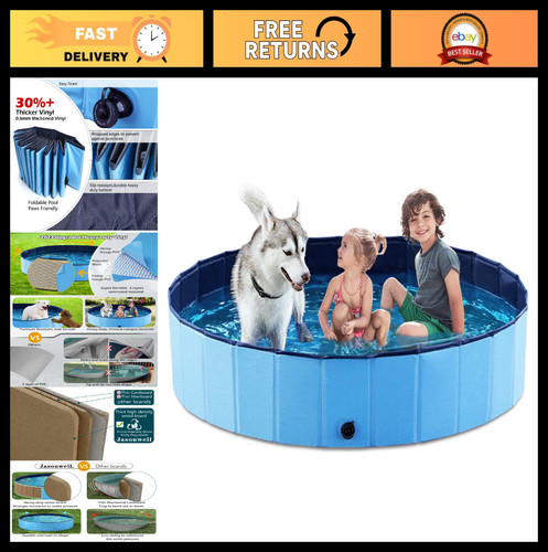 Foldable dog bath pool - pool,