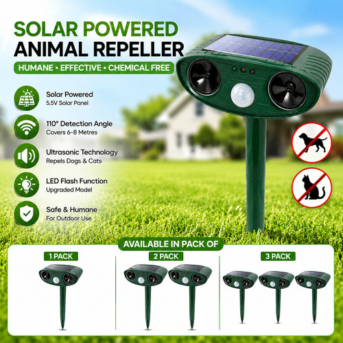 Ultrasonic solar cat - 3x,