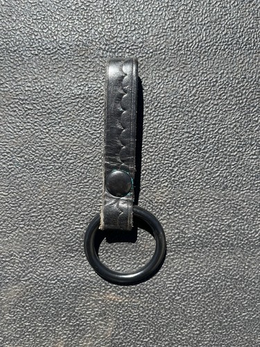 Baton ring black basketweave - ring,,