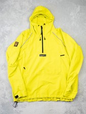 Paramo Fuera Windproof Smock Jacket XL Mens Green Yellow Windbreaker Hooded