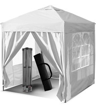Pop Up Gazebo with Removable Sidewalls Sturdy Frame Weather-Resistant 2.5x2.5m.