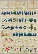 Japanese Nature Chart Poster