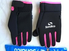 Sondico Football Players Gel Thermal Winter Gloves Adult Size Large Black