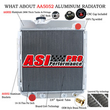 4 Row Core Aluminium Radiator