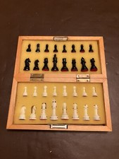 Vintage Wooden Magnetic Chess
