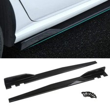 117cm Car Side Skirts Extension Rocker Panel Splitter Protector Lip Universal UK
