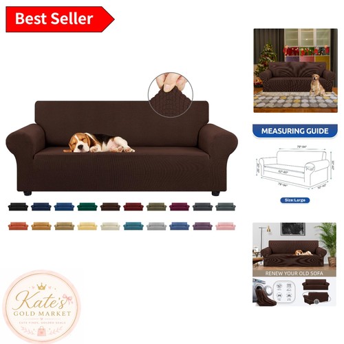 Chocolate stretch jacquard - stretch,