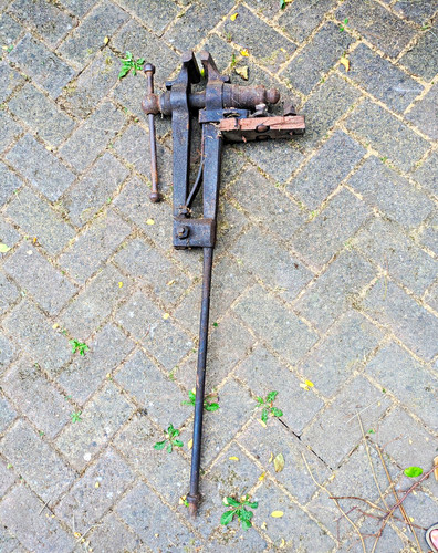 Vintage cast iron - iron, blacksmith's