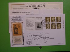 BENHAM FDC COVER 2007 MACHIN DEFINITIVES SIGNED LOU WAKEFIELD & CAROLE HAYMAN