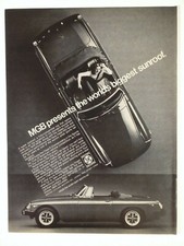 1976 MG MGB Print Ad 