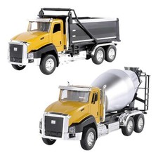 Cement Dump Truck Alloy Mini Construction Vehicle for 3+ Years Old Boys Child