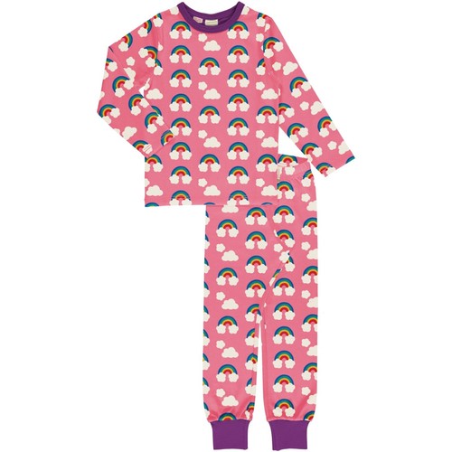 Maxomorra pyjamas rainbow - ls,