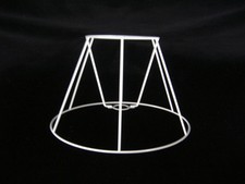 STRAIGHT EMPIRE LAMPSHADE FRAME  5" X 10" X  7" HEIGHT