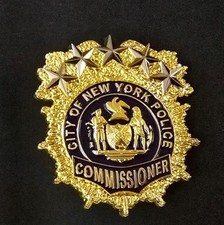 NYPD  Commissioner Badge