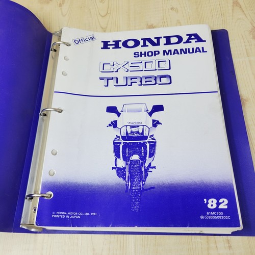 Honda cx500 turbo service shop - cx500,