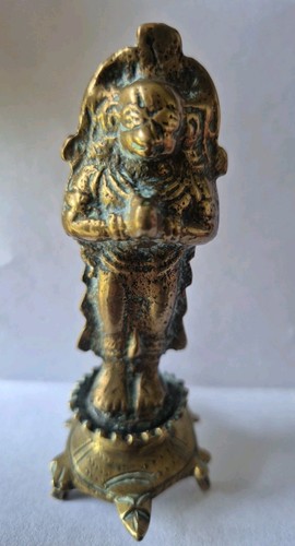 Ritual brass statue god - brass,
