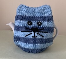 New Hand Knit Denim Blue/Blue