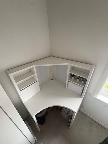 Ikea white corner - white,