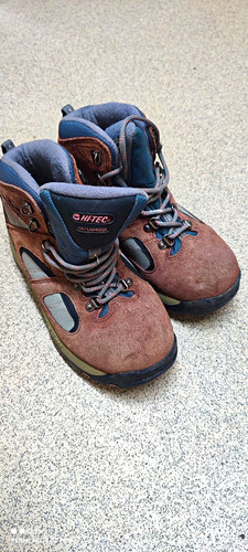 Tec waterproof brown suede - brown,