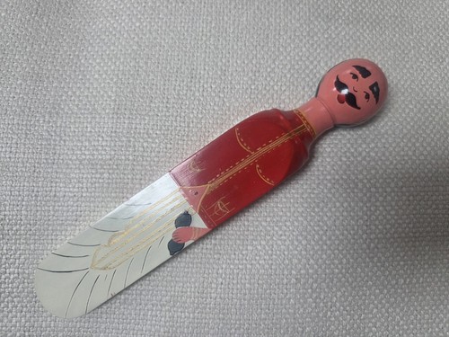 Indian wooden doorstop - indian,