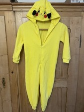 Pokemon Pikachu Fleece Outfit for Ages 5-6 All-in-One 1Onesie