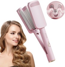 Vmxlso French Wave Curling Iron, 32mm Mermaid Hair Waver, Styler... 