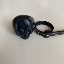 Stussy Skull Black Ring Size