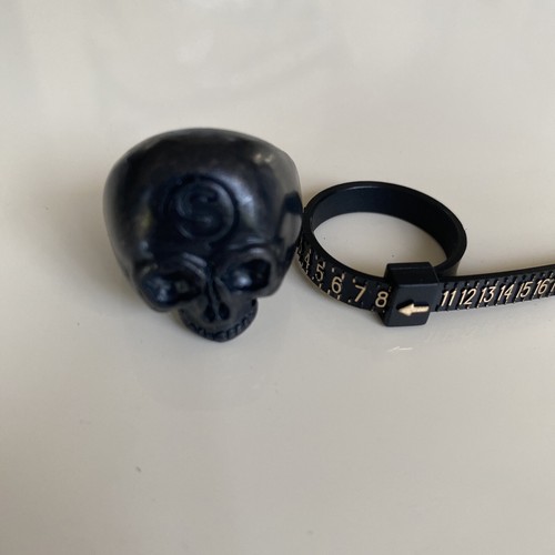 Stussy skull black ring size - skull,