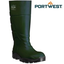 Mens PORTWEST Green PU Non