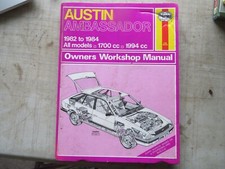 AUSTIN  AMBASSADOR   HAYNES WORKSHOP MANUAL
