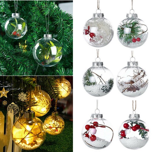 10cm clear plastic ball - plastic,