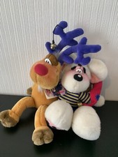 Diddle Mouse With Reindeer Plush With TAGS