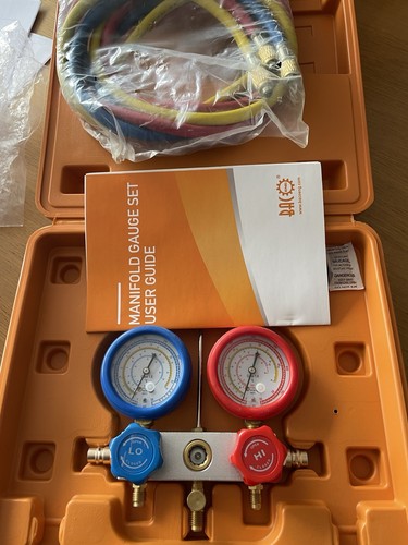 Manifold gauges and - manifold, lines
