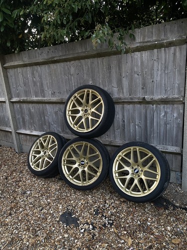 Genuine bbs gold alloys - x4,