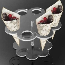 8 Hole Acrylic Ice Cream Cone