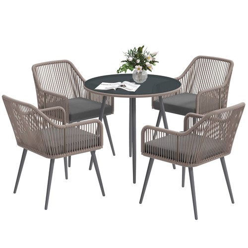 Outsunny seater rattan - seater,
