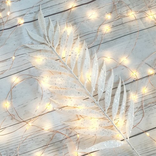Glitter fern christmas tree - glitter,