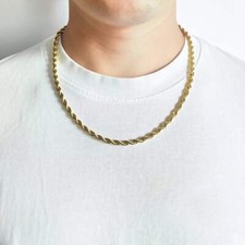 Men's 5mm 18k Gold Plated