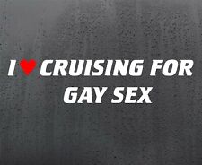 Cruising Gay vinyl sticker