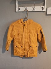 5-6 Years Mustard Winter Coat