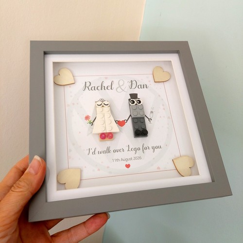 Personalised wedding frame - personalised,