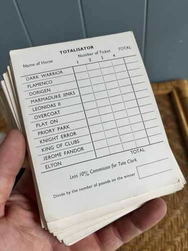 Totopoly totalisator sheets - totopoly,