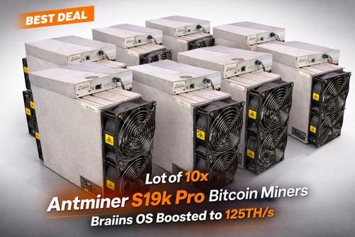 Lot antminer s19k pro - lot, 10