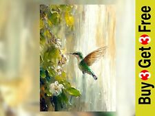 Graceful Hummingbird 5"x7"