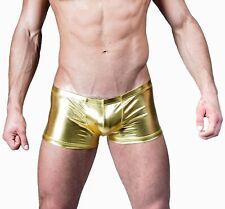 Rocky Horror Metallic Gold Lame Hot Pants Shorts Underwear for Men 28" - 38" UK