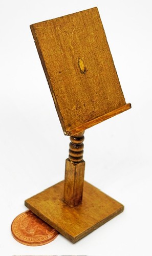 Dolls house church - house, lectern