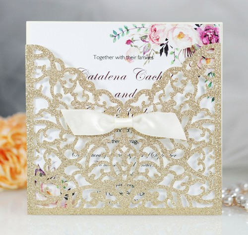 50pcs modern glitter square - modern,