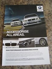 BMW ACCESSORIES ALL AREAS CAR RANGE ADVERT A4 FILE 21
