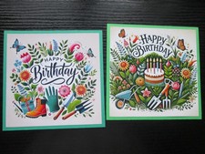 Set of 2  x HAPPY BIRTHDAY TO