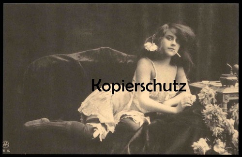 Vintage repro postcard nude - postcard,